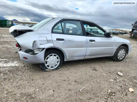 2000 Mitsubishi Mirage De VIN JA3AY26C4YU060134 фото 3