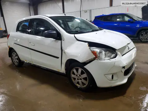 2014 Mitsubishi Mirage Es VIN ML32A4HJ4EH020807 фото 4