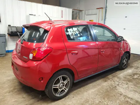 2015 Mitsubishi Mirage De VIN ML32A3HJ0FH003949 фото 3