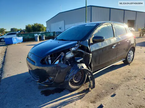 ML32A3HJ0FH060894 — 2015 Mitsubishi Mirage, Сторона, фото до ремонта