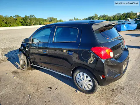 2015 Mitsubishi Mirage De VIN ML32A3HJ0FH060894 фото 2