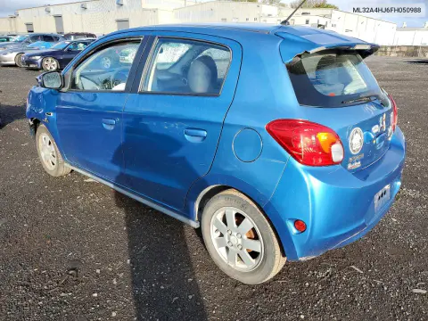 2015 Mitsubishi Mirage VIN ML32A4HJ6FH050988 фото 2