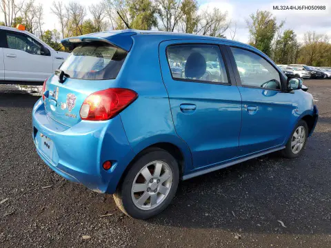 2015 Mitsubishi Mirage VIN ML32A4HJ6FH050988 фото 3