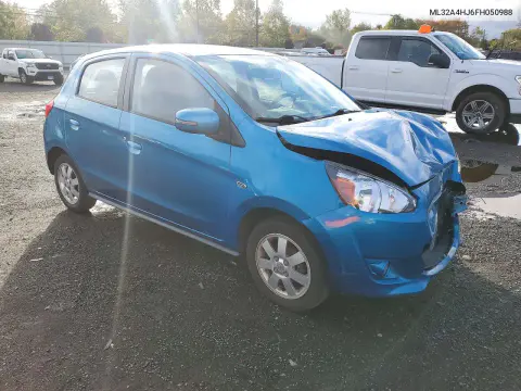 2015 Mitsubishi Mirage VIN ML32A4HJ6FH050988 фото 4