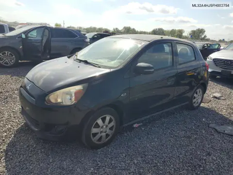 ML32A4HJ5FH002754 — 2015 Mitsubishi Mirage, Передняя часть, фото до ремонта