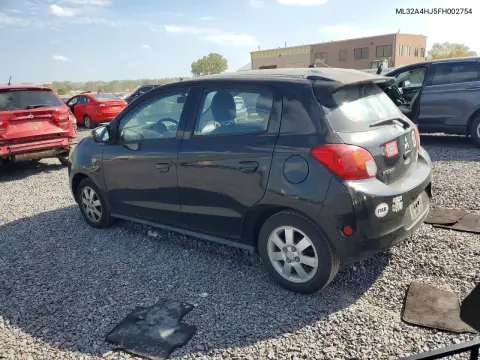 2015 Mitsubishi Mirage Es VIN ML32A4HJ5FH002754 фото 2