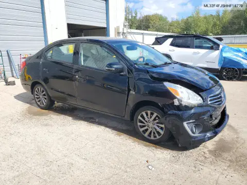 2017 Mitsubishi Mirage G4 Se VIN ML32F4FJ5HHF18770 фото 4