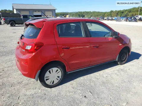 2018 Mitsubishi Mirage Es VIN ML32A3HJ2JH010801 фото 3
