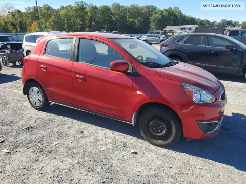 2018 Mitsubishi Mirage Es VIN ML32A3HJ2JH010801 фото 4