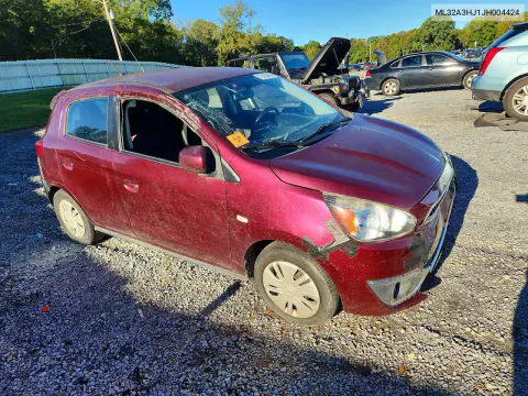 2018 Mitsubishi Mirage VIN ML32A3HJ1JH004424 фото 4