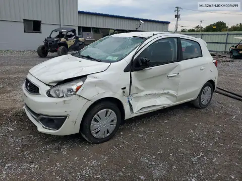 ML32A3HJ0KH009499 — 2019 Mitsubishi Mirage, Повреждения со всех сторон, фото до ремонта