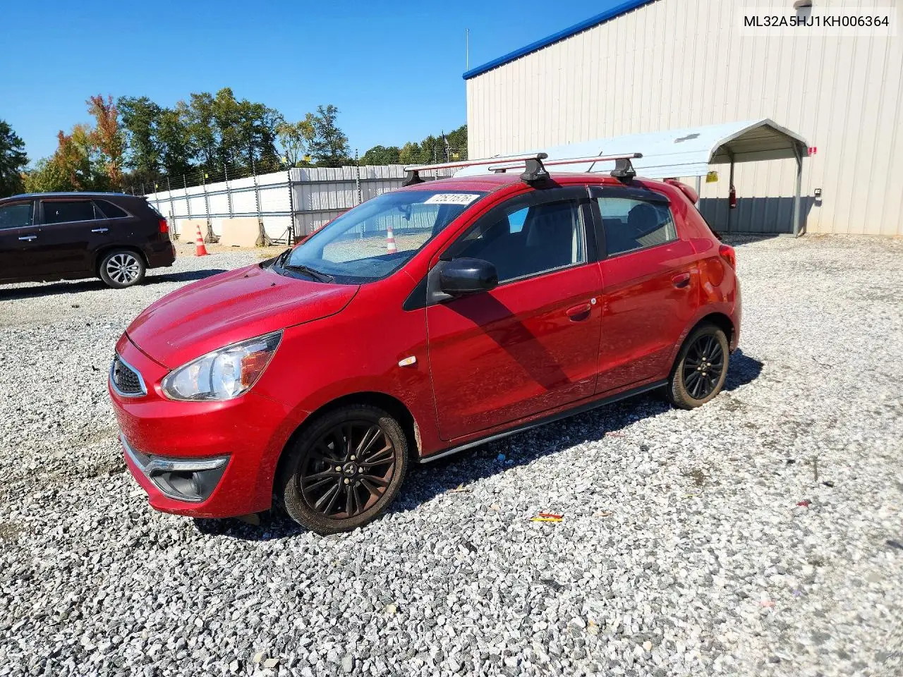 2019 Mitsubishi Mirage Le VIN ML32A5HJ1KH006364 фото 1