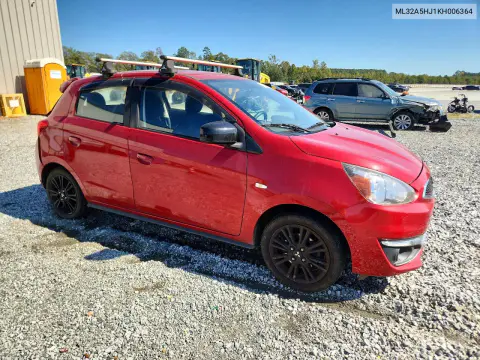 2019 Mitsubishi Mirage Le VIN ML32A5HJ1KH006364 фото 4
