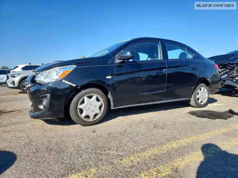 2019 Mitsubishi Mirage G4 Es VIN ML32F3FJ1KHF14829 фото 1