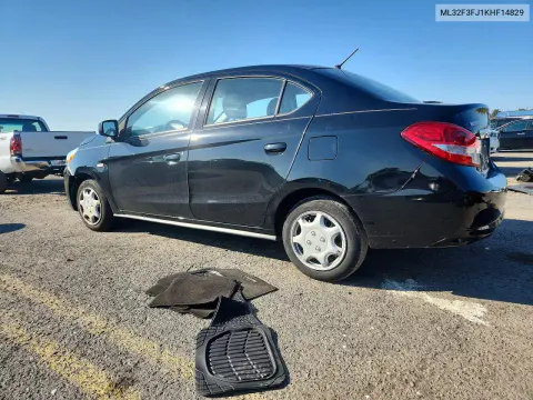 2019 Mitsubishi Mirage G4 Es VIN ML32F3FJ1KHF14829 фото 2