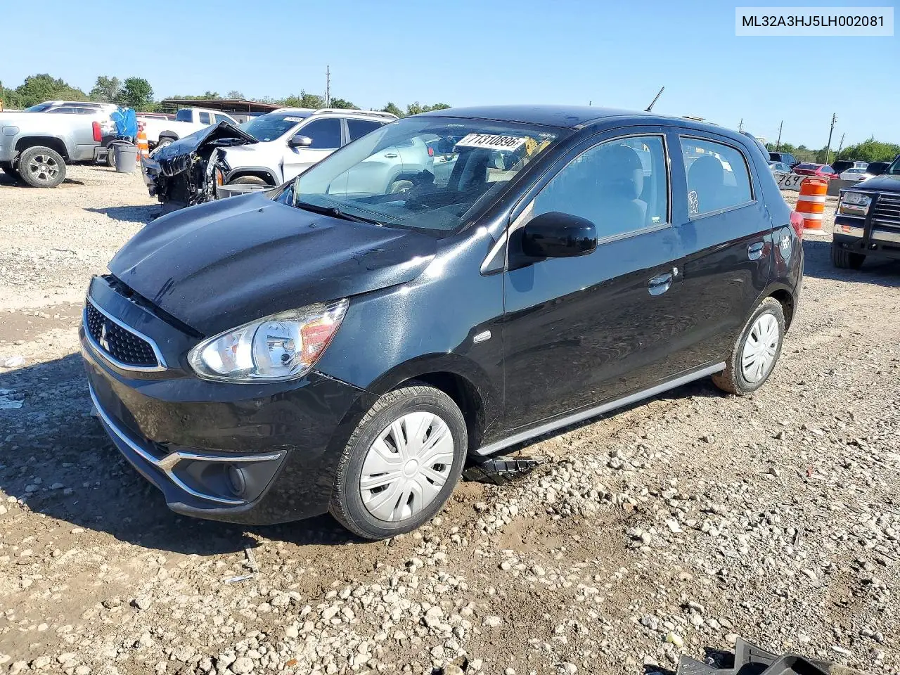 2020 Mitsubishi Mirage Es VIN ML32A3HJ5LH002081 фото 1