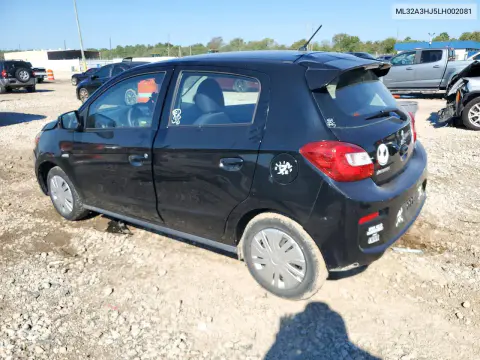 2020 Mitsubishi Mirage Es VIN ML32A3HJ5LH002081 фото 2