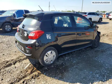 2020 Mitsubishi Mirage Es VIN ML32A3HJ5LH002081 фото 3
