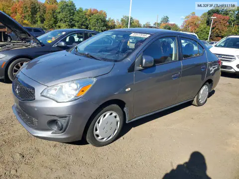 ML32F3FJ7LHF11158 — 2020 Mitsubishi Mirage, Сторона, фото до ремонта