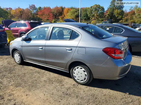2020 Mitsubishi Mirage G4 Es VIN ML32F3FJ7LHF11158 фото 2