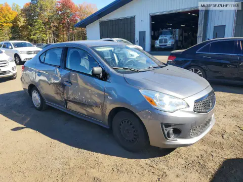 2020 Mitsubishi Mirage G4 Es VIN ML32F3FJ7LHF11158 фото 4