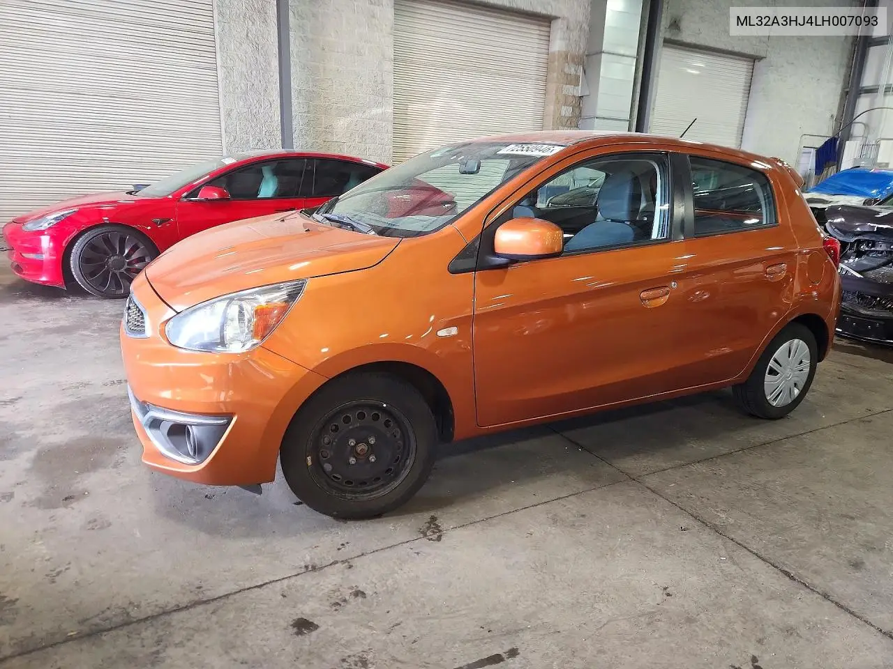 2020 Mitsubishi Mirage Es VIN ML32A3HJ4LH007093 фото 1