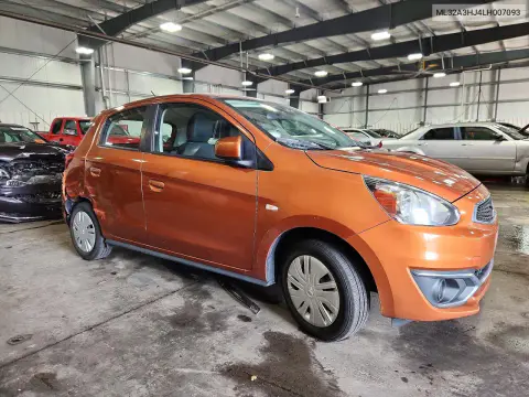2020 Mitsubishi Mirage Es VIN ML32A3HJ4LH007093 фото 4