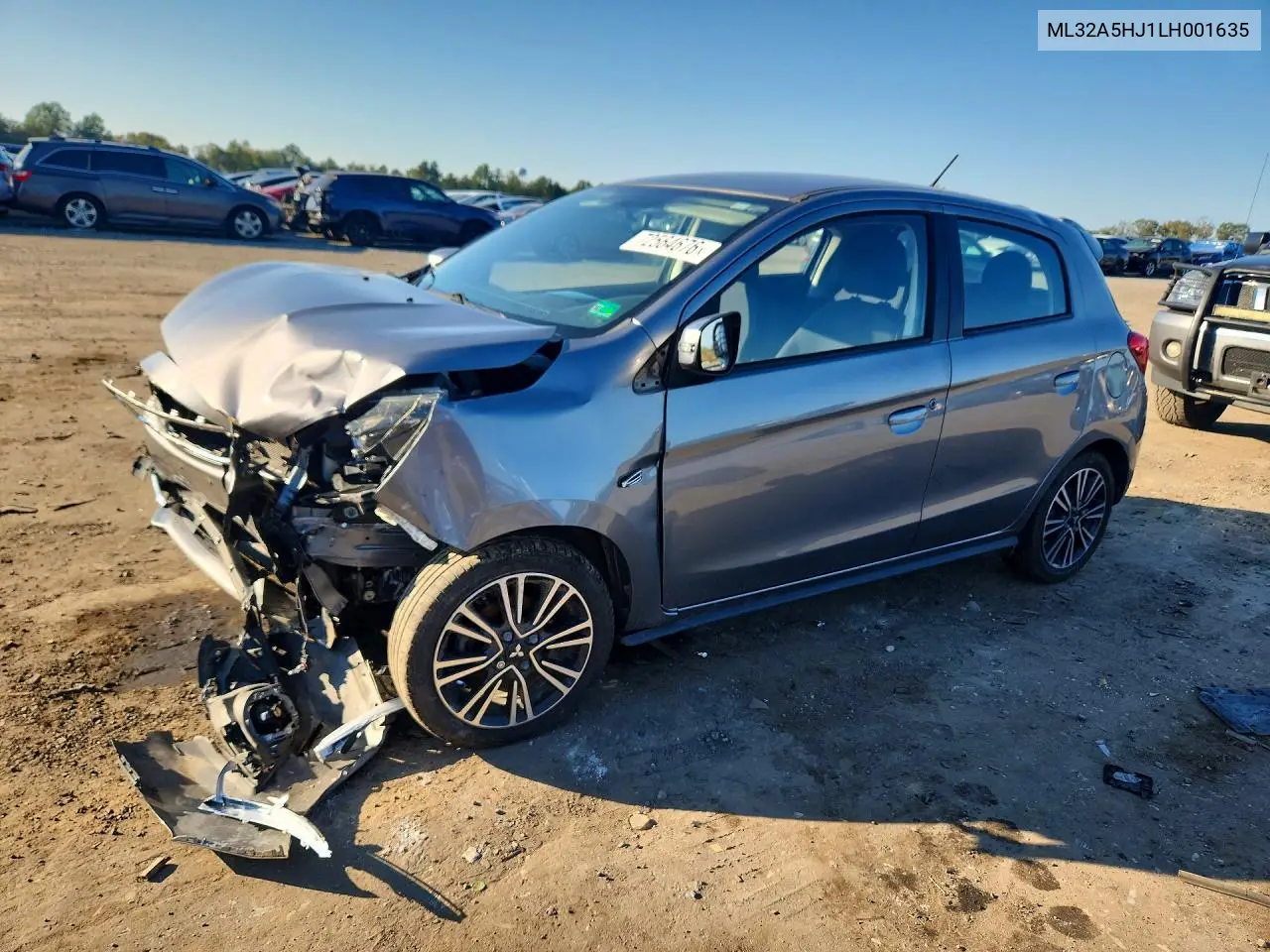 ML32A5HJ1LH001635 Mitsubishi Mirage 2020 — повреждение Передняя часть, фото до ремонта