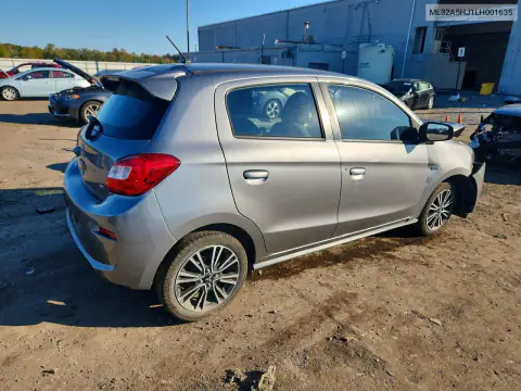 ML32A5HJ1LH001635 — 2020 Mitsubishi Mirage, фото 3 с аукциона Copart 21.10.2026, Передняя часть