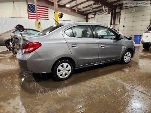 2020 Mitsubishi Mirage G4 Es VIN ML32F3FJ7LHF07210 фото 3