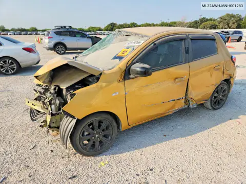 ML32AWHJ6NH001283 — 2022 Mitsubishi Mirage, Повреждения со всех сторон, фото до ремонта