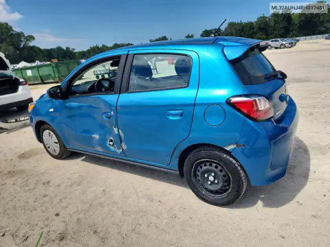 2024 Mitsubishi Mirage Es VIN ML32AUHJ4RH017461 фото 2