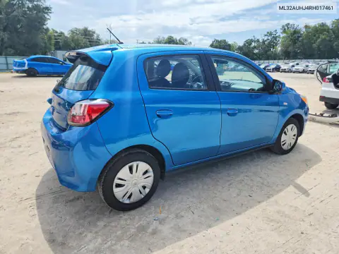 2024 Mitsubishi Mirage Es VIN ML32AUHJ4RH017461 фото 3