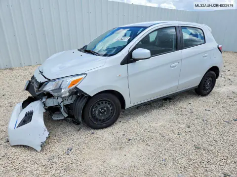 ML32AUHJ2RH022979 — 2024 Mitsubishi Mirage, Передняя часть, фото до ремонта