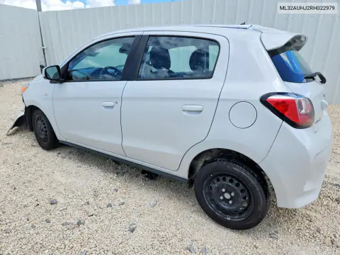2024 Mitsubishi Mirage Es VIN ML32AUHJ2RH022979 фото 2