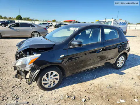 ML32AUHJ6RH038490 — 2024 Mitsubishi Mirage, Передняя часть, фото до ремонта