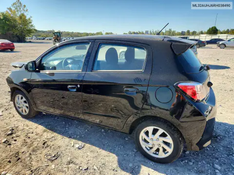 2024 Mitsubishi Mirage Es VIN ML32AUHJ6RH038490 фото 2