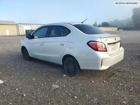 2024 Mitsubishi Mirage G4 Es VIN ML32FUFJ5RHF06085 фото 2
