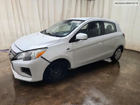 ML32AUHJ5RH018778 — 2024 Mitsubishi Mirage, Передняя часть, фото до ремонта
