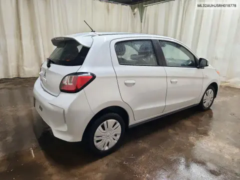 2024 Mitsubishi Mirage Es VIN ML32AUHJ5RH018778 фото 3