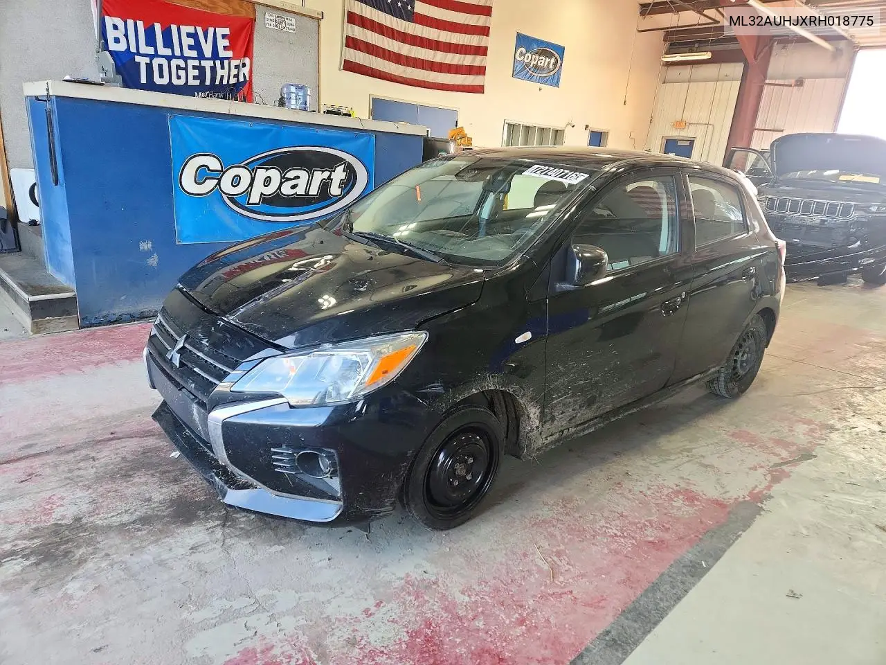 ML32AUHJXRH018775 Mitsubishi Mirage 2024 — повреждение Передняя часть, фото до ремонта