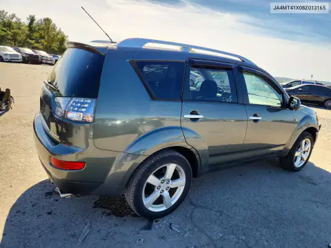 JA4MT41X08Z013165 — 2008 Mitsubishi Outlander, фото 3 с аукциона Copart, Задняя часть