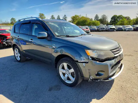 JA4MT41X08Z013165 — 2008 Mitsubishi Outlander, фото 4 с аукциона Copart, Задняя часть