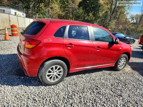 2011 Mitsubishi Outlander Sport Es VIN JA4AP3AU2BZ005762 фото 3