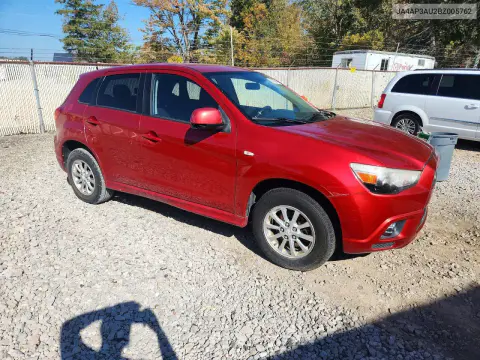 2011 Mitsubishi Outlander Sport Es VIN JA4AP3AU2BZ005762 фото 4