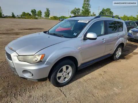 JA4AS2AW5CU604454 — 2012 Mitsubishi Outlander, Пожар, фото до ремонта