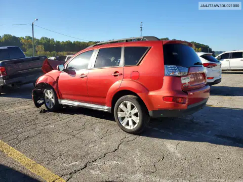 2013 Mitsubishi Outlander Se VIN JA4JT3AW3DU021000 фото 2
