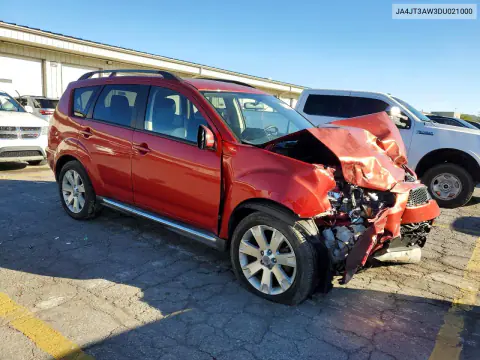2013 Mitsubishi Outlander Se VIN JA4JT3AW3DU021000 фото 4