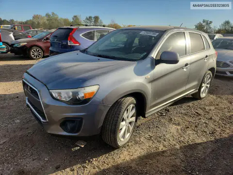 4A4AP3AU2EE023835 — 2014 Mitsubishi Outlander, Ходовая часть, фото до ремонта