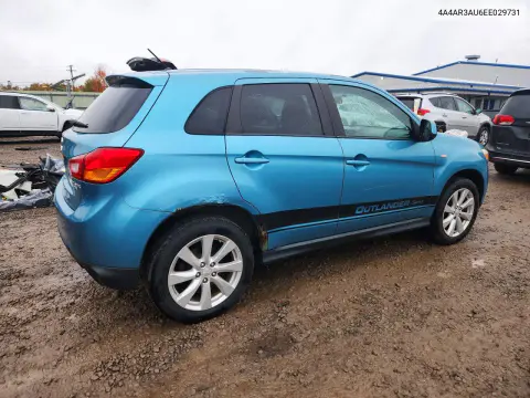2014 Mitsubishi Outlander Sport Es VIN 4A4AR3AU6EE029731 фото 3